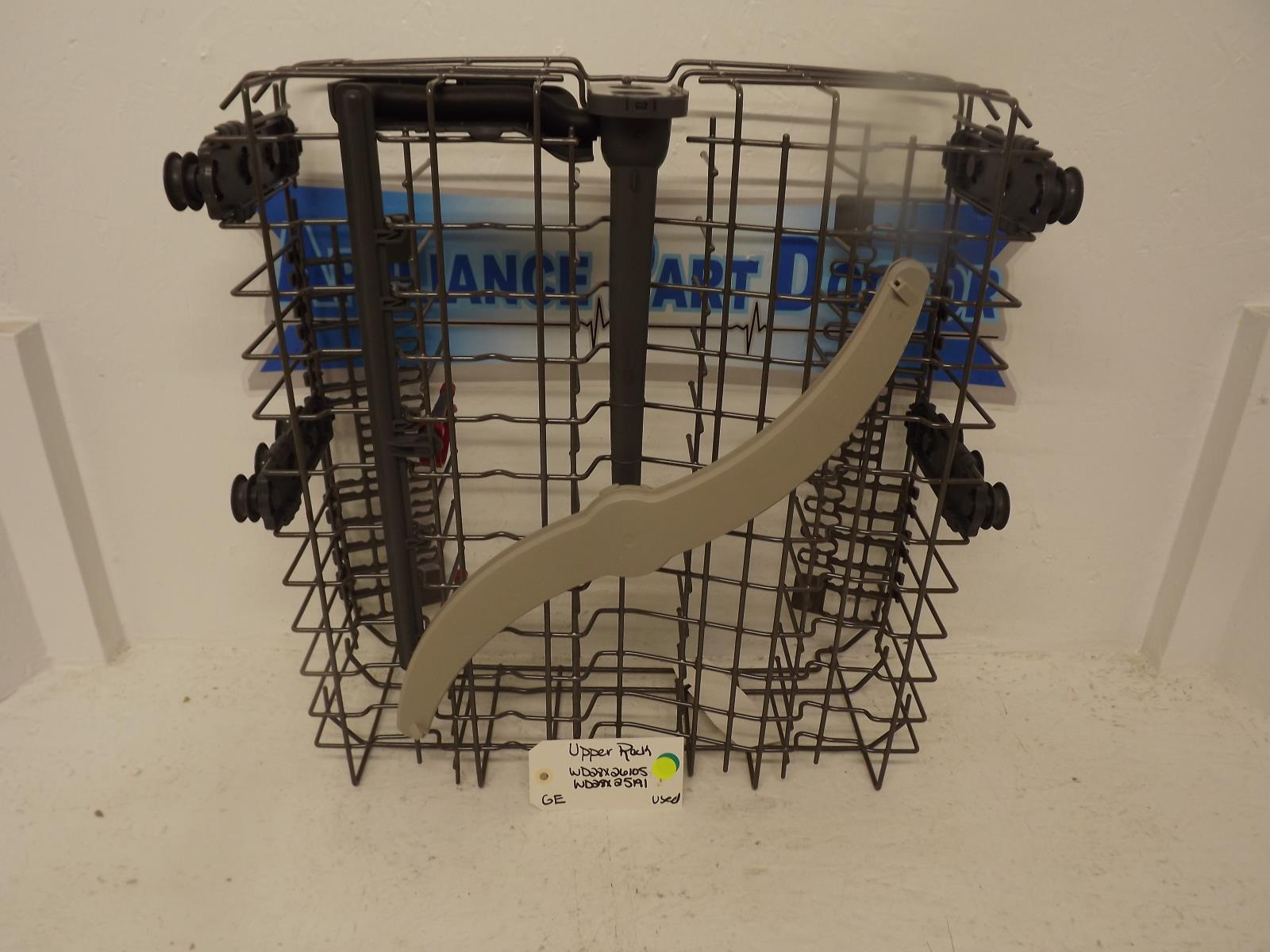 GE Dishwasher WD28X26105 WD28X25191 Upper Rack Used GE Dishwasher WD28X26105 WD28X25191 Upper Rack Used